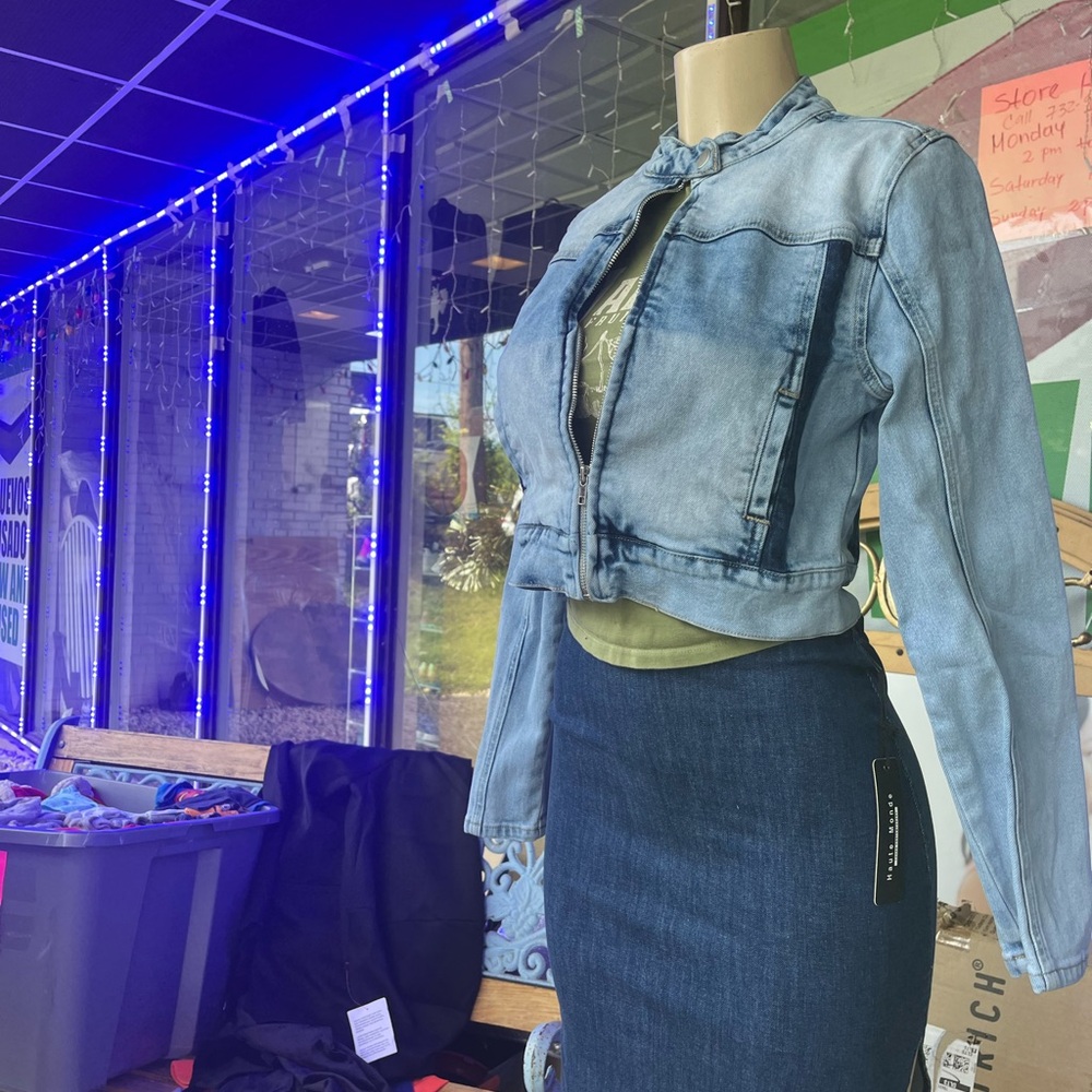 Stylish Light Blue Denim Jacket